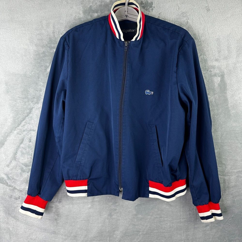 vintage alligator tailored jacket mens blue japan*‎